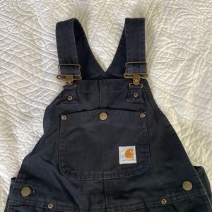 Kids Carhartt Duck Overalls Quilt-Lined